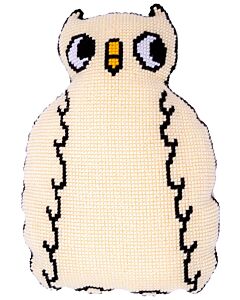 Borduurpakket kruissteekkussen Eva Mouton uil met kussenrug van Vervaco pn-0199803 