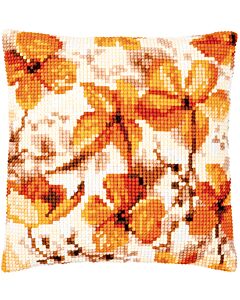 Borduurpakket kruissteekkussen herfstzaden van Vervaco pn-0166239