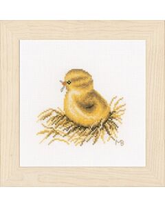 Borduurpakket  kuikentje (chick) Marjolein Bastin  aida