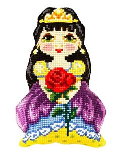 Borduurpakket kussenpakket prinses orchidea 9334