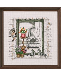 Borduurpakket lenteraam van Permin 92-9175