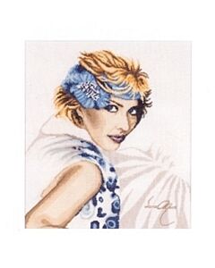 Borduurpakket Sarah Moon van Lanarte met telpatroon 35128