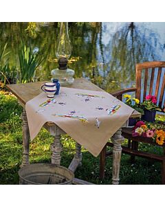 Borduurpakket tafelkleed vuurtorens van Vervaco PN-0191522 voorbedrukt