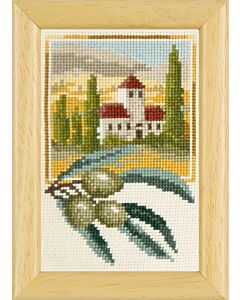 Borduurpakket toscaanse olijven telwerk van Vervaco pn-0144861