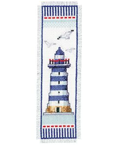 Borduurpakket vuurtoren boekenlegger borduren Vervaco pn-0144279