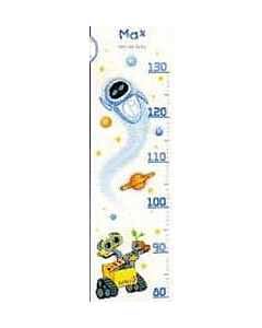  Borduurpakket  Wall E & Eve Disney  groeimeter om te borduren voor een baby van vervaco 