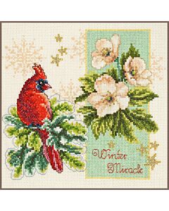 Borduurpakket winter mirakel met telpatroon van Vervaco pn-0145144