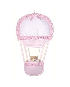 Borduurpakket luchtballon met beer voor de babykamer
