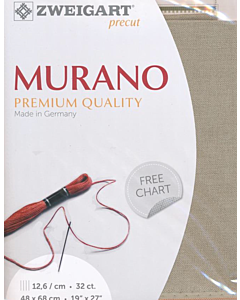 Borduurstof Murano 32counts/12.6 draadjes per cm kleur 306 taupe van Zweigart