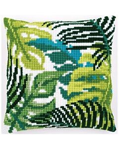 Borduurpakket Botanical bladeren vervaco pn-0166284 kruissteekkussen voorbedrukt