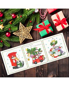 Bothy Threads borduurpakket Driving Home For Christmas XMS37 borduren