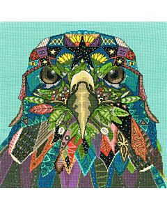 Bothy Threads borduurpakket gekleurde uil XSTU1 borduren