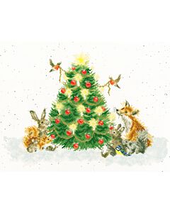 Bothy Threads borduurpakket Oh Christmas XKD101 bordure