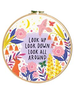 Bothy Threads vrij borduurpakket Look UP ELFW03 voorbedrukt