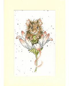 Bothy Threads wenskaarten muis XGC32 borduren