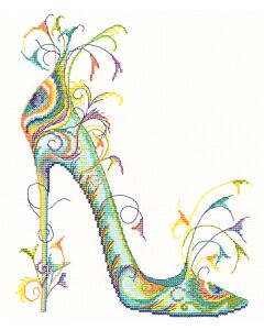 Bothy Treads borduurpakket Proud as a peacock XSK1 borduren