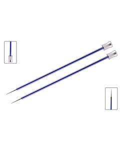 Knit Pro Zing breinaald met knop 4.5mm, 40cm lang