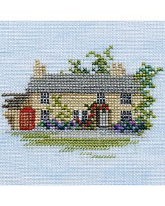Bothy Threads borduurpakket rose cottage MIN5 telpatroon