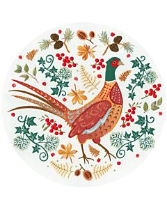 Bothy Threads vrijborduurpakket Pheasant EKP5 voorbedrukt