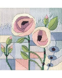 Voorbedrukt borduurpakket spansteek Rose Trellis van Bothy Threads lsmk02