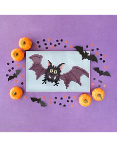 Bothy Threads kids borduurpakket spooky - vleermuis SKIP5 telpatroon