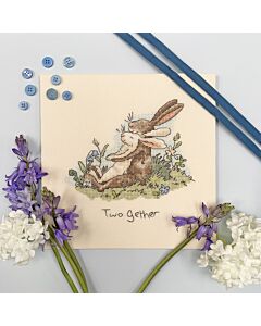 Bothy Threads borduurpakket twogether together XAJ26 telpatroon