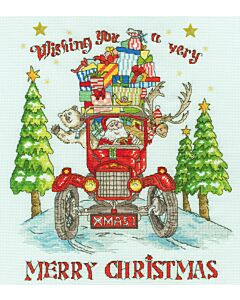 Borduurpakket Bothy Threads  vossen familie aan  de wandel  XBR01