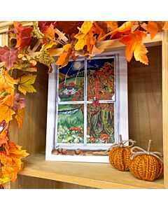 Bothy Threads borduurpakket conker window XDD6 telpatroon