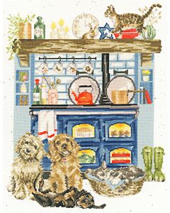 Bothy Threads borduurpakket Country Kitchen XHD127 telpatroon