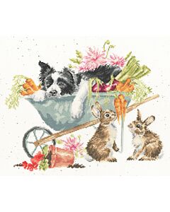 Bothy Threads borduurpakket Slapen op het werk XHD134 telpatroon