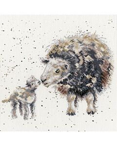 Borduurpakket schaap met lam van Bothy Threads XHD47