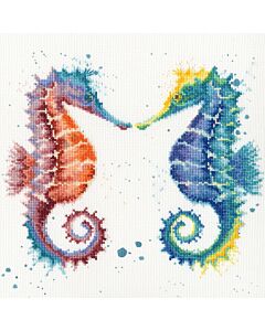 Borduurpakket zeepaardjes van Bothy Threads XHD62