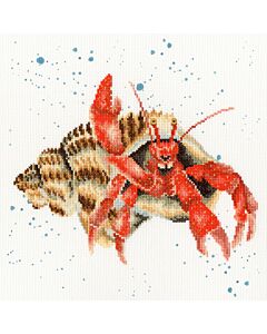 Borduurpakket krab in een schelp van Bothy Threads XHD63