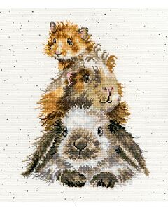 Borduurpakket Hannah Dale - Piggy In The Middle - Bothy Threads