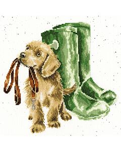 Borduurpakket Hannah Dale - de hond heeft hoop  Bothy Threads XHB73