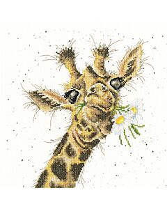Borduurpakket giraf van Borty Treads  XHD83