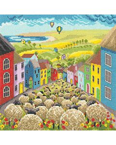 Bothy Threads borduurpakket Stadsparade XLP8 telpatroon