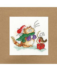 Bothy Threads borduurpakket wenskaart just for you XMAS30 telpatroon