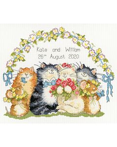 Bothy Threads borduurpakket the purrrfect day XMS17 telpatroon