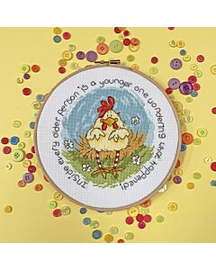 Bothy Threads borduurpakket Kippie XMS39 telpatroon