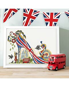 Bothy Threads borduurpakket Britannia hak XSK23 telpatroon