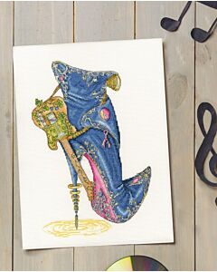 Bothy Threads borduurpakket blues & soul hak XSK25 telpatroon