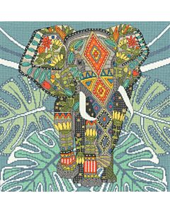 Bothy Threads borduurpakket Jewelled Elephant XSTU7