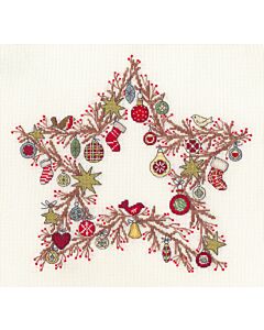 Bothy Threads borduurpakket Wonder Kerstster XX20 telpatroon