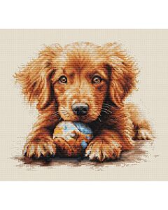 Luca-s borduurpakket puppy speeltijd BU5037 telpatroon