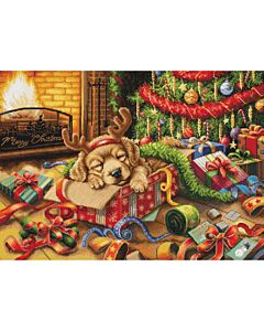 Luca-s borduurpakket Santa’s little troublemaker BU5079 telpatroon