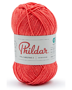 Phildar Phil Cabotine 3 kl.Orange sanguine