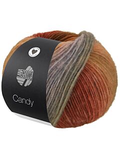 Lana Grossa Candy kleur 8 rood/geel/oranje/groen/blauw/paars/beige
