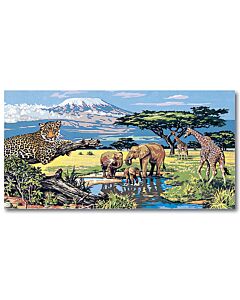 canvas Kilimanjaro om te borduren seg de paris 932.100