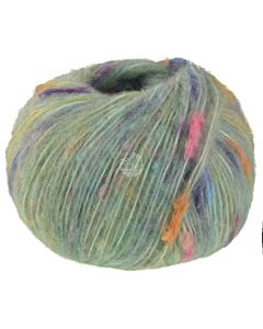 Lana Grossa Cassata kleur 8 (wit/oranje/geel/blauw/paars/roze)